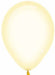 Crystal Pastel Yellow 5" Latex Balloons, 100 Count