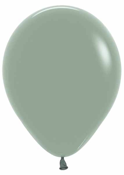 Pastel Dusk Laurel Green 11-Inch Latex Balloons, 100 Pack