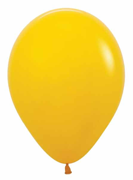 Sempertex Honey Yellow 11-Inch Latex Balloons, 50 Count
