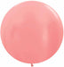 Metallic Rose Gold 24-Inch Latex Balloons, 10 Pack