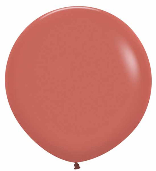 Deluxe Terracotta 24-Inch Latex Balloons, 10 Pack