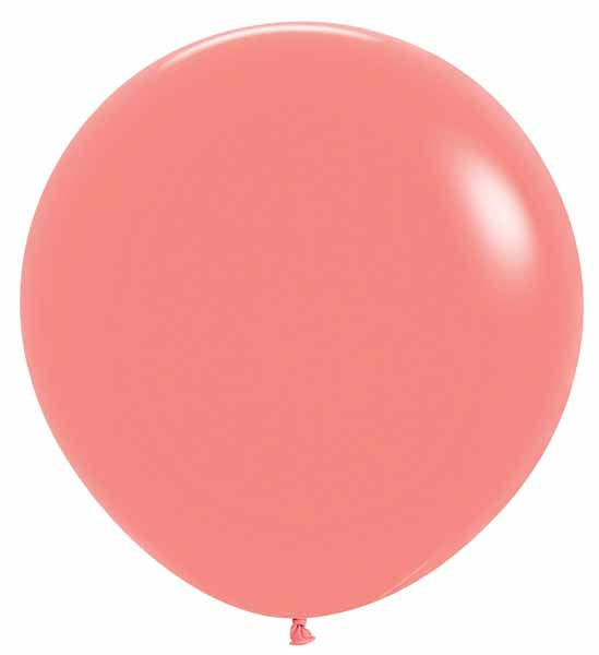 Deluxe Tropical Coral 24-Inch Latex Balloons, 10 Pack