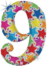 Designerloons Number 9 Balloon, 40 Inch
