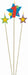 Number 1 Star Candle Stick Set, 3 Pieces