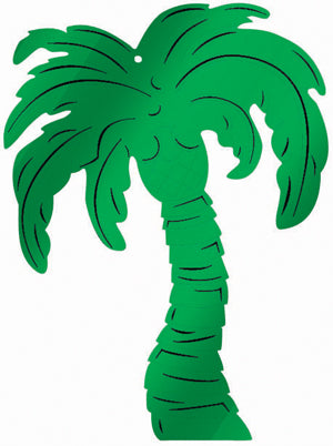 Palm Tree Foil Cutouts for Luau and Summer Parties