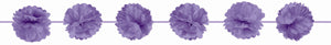 12' LILAC FLUFFY GARLAND 2PK/12CS