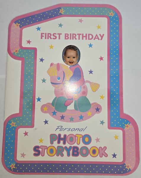 First Pony Pink 1st Birthday Photo Story Book