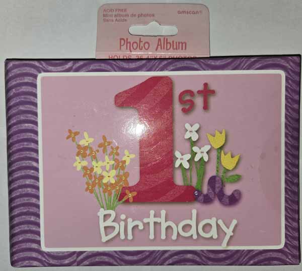 One Special Girl First Birthday Photo Album