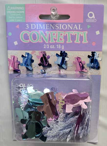 Bear 3D Confetti Mix