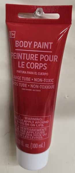 Red Body Paint, 3.4 oz