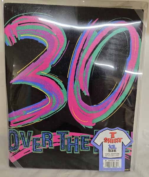 30th Birthday Novelty T-Shirt, XL