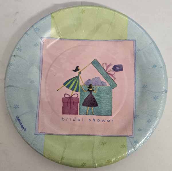 Shower Celebration 7-Inch Plates, 8 Count