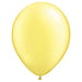 Qualatex Pearl Lemon Chiffon 16″ Latex Balloons