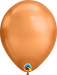 Qualatex Chrome Copper 7" Latex Balloons (100/Pk)