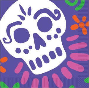 Day of the Dead 2-Ply Luncheon Napkins, 16 Count