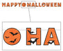 Happy Halloween Glitter Streamer, 11 ft