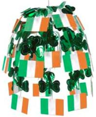24-Inch Irish Flag Cascade Decoration