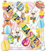 25-Piece Easter Decorating Kit with Bunny, Eggs and Garlands