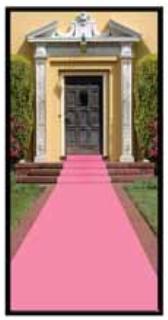 Pink Carpet Runner, 24 Inches x 15 Feet