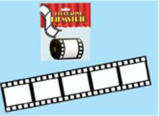 Decorative Filmstrip Roll, 3 Inches x 50 Feet