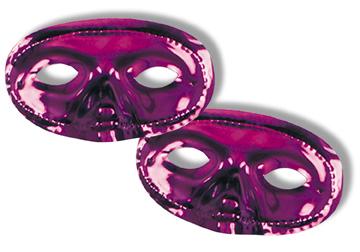 Purple Metallic Half Mask