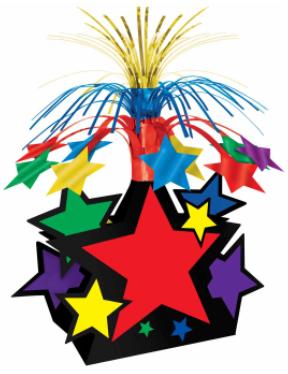 Beistle 15-Inch Star Centerpiece