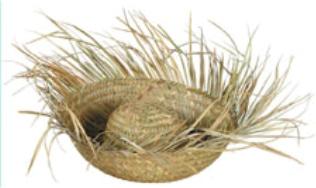 Beachcomber Straw Hat, Full Head Size