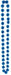 Blue Jumbo Party Bead Necklace, 40 Inches