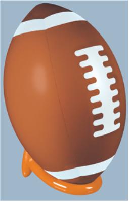 Inflatable Football & Tee Set