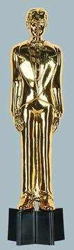 9-Inch Awards Night Male Figure Decoration, 1 Count