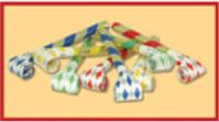 SUPER-TUBE NOISELESS BLOWOUTS (8/PKG)