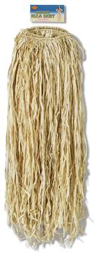 Raffia Hula Skirt with 38-Inch Waist, 1 Pack