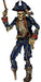 Jointed Pirate Skeleton Decoration, 1 Pack