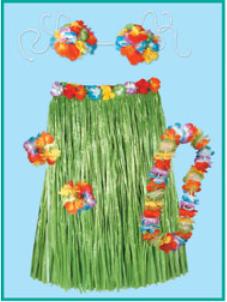 Child Hula Costume, 1 per Package