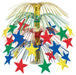 18-Inch Multicolor Star Cascade Centerpiece