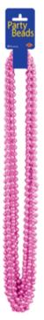Cerise Small Round Party Beads, 12 Pack