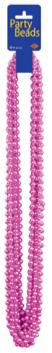 Small Pink Party Bead Necklaces, 12 Count