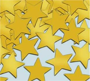 Fanci-Fetti Gold Star Confetti, 1 oz