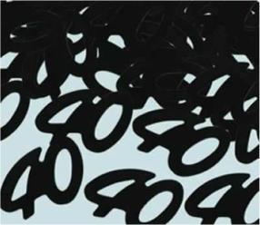 Black Number 40 Fanci-Fetti Confetti, 1 oz
