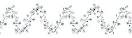 Gleam 'N Flex Silver Star Garland, 25 ft