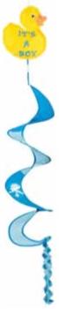 It's a Boy Duckie Wind Spinner, 42 Inches
