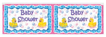 FR. MET. JUST DUCKIE FRINGE BANNER 14"X4'