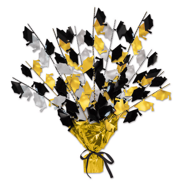 Graduation Cap Gleam'N Burst Centerpiece