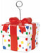Polka Dot Gift Box Photo and Balloon Holder