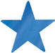 20-Inch Blue Die-Cut Foil Star Decoration