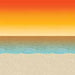 Luau Sunset Backdrop, 4 ft x 30 ft