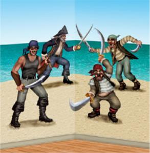 Dueling Pirate & Bandit Props, 3 Pack
