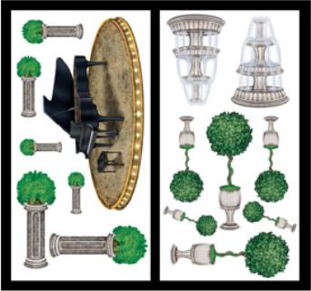 Black Tie Piano & Decor Props, 15 Count