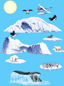 Arctic Cruise Party Props, 12-Pack