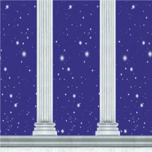 Column Backdrop Insta-Theme, 4 ft x 30 ft